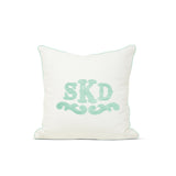 Applique Monogram Pillow Cover