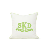 Applique Monogram Pillow Cover