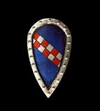 Custom House Hauteville Kite Shield (in Oxidized Iron)