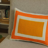 Custom Made Color Block Pillow Case