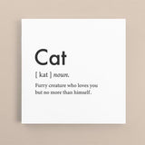 Canvas Quote - Cat Definition