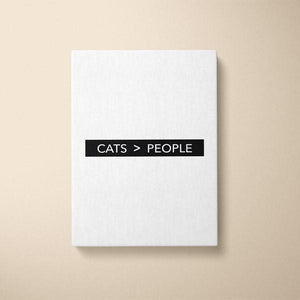 Canvas Quote - Cats > People