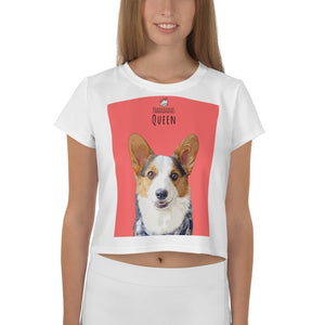 Custom Pet Art All-Over Print Crop Top - Pop Your Pup!™