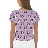 Custom Pet Art All-Over Print Crop Top