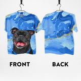 Custom Pet Art All Over Print Tee