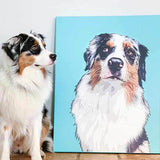 Custom Pet Art Canvas Wrap