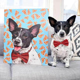 Custom Pet Art Canvas Wrap