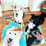 Custom Pet Art Dog Bed