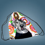 Custom Pet Art Drawstring Bag