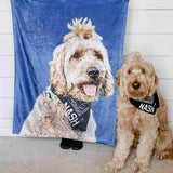 Custom Pet Art Fleece Blanket