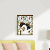 Custom Pet Art Framed Canvas