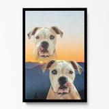 Custom Pet Art Framed Print