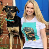 Custom Pet Art Women's Crew