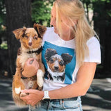 Custom Pet Art Women's Crew