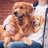 Custom Pet Art Mens Crew Neck T-shirt