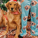 Custom Pet Art Mens Pajamas