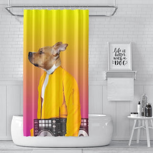 Custom Pet Art Shower Curtain