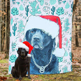 Custom Pet Art Fleece Blanket