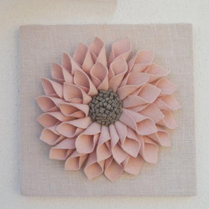 Blush Pink Flower Wall Art