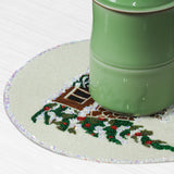 Beaded Gingerbread House Placemats