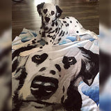 Custom Pet Art Fleece Blanket