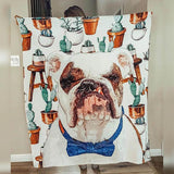 Custom Pet Art Fleece Blanket