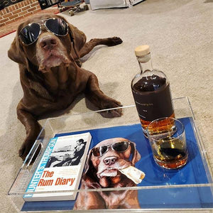 Custom Pet Art Acrylic Tray