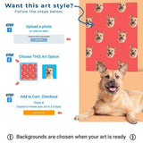 Custom Pet Art All Over Print Tee