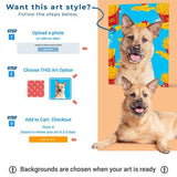 Custom Pet Art All Over Print Tee