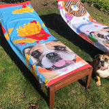 Custom Pet Art Bath Towel