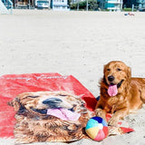 Custom Pet Art Beach Towel