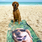 Custom Pet Art Beach Towel