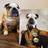 Custom Pet Art Canvas Wrap