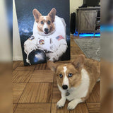 Custom Pet Art Canvas Wrap