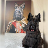 Custom Pet Art Canvas Wrap