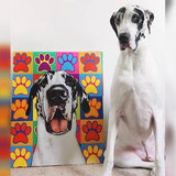 Custom Pet Art Canvas Wrap