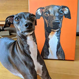 Custom Pet Art Canvas Wrap