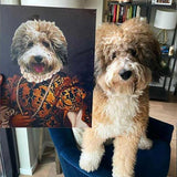 Custom Pet Art Canvas Wrap