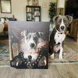 Custom Pet Art Canvas Wrap