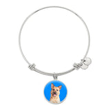 Custom Pet Art - Circle Bangle Bracelet - Pop Your Pup!™