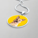 Custom Pet Art - Circle Necklace