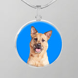 Custom Pet Art - Circle Necklace