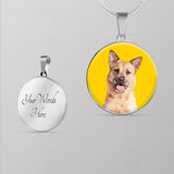 Custom Pet Art - Circle Necklace