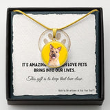 Custom Pet Art - Circle Necklace