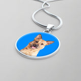 Custom Pet Art - Circle Necklace