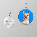 Custom Pet Art - Circle Necklace