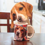 Custom Pet Art Coffee Mugs