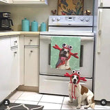 Custom Pet Art Dish Towels