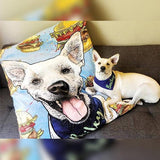 Custom Pet Art Dog Bed