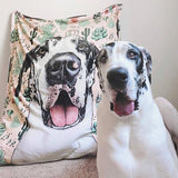 Custom Pet Art Dog Bed